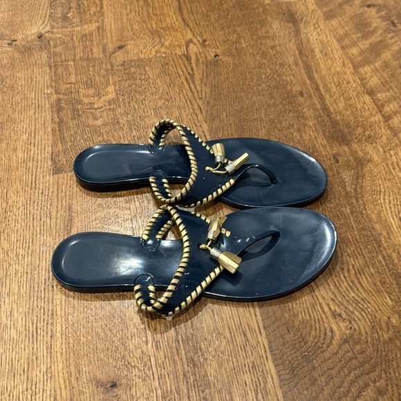Jack Rogers Women’s Sandals Blue and Gold Size 9 - Picture 5 of 6